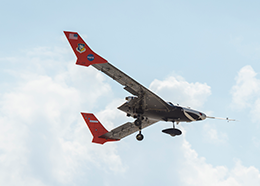 The X-56A aircraft in flight
