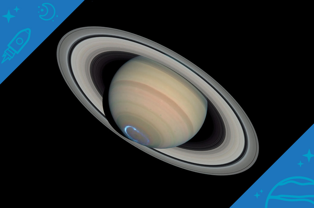 The planet Saturn