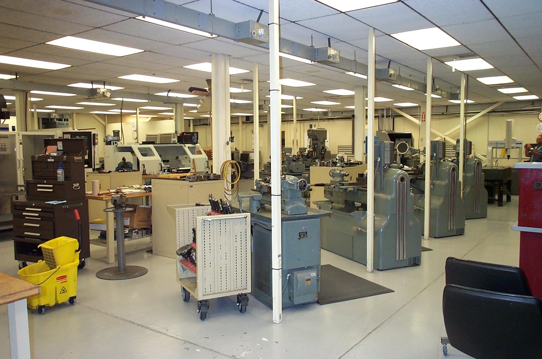 Machine Shop Lathe Area
