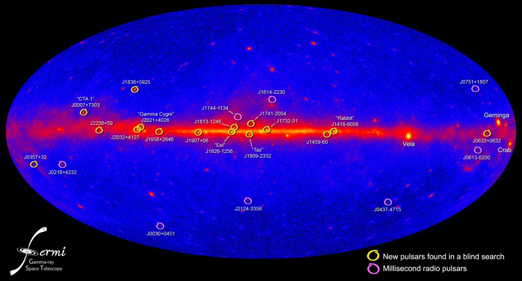 
			NASA's Fermi Telescope Probes Dozens of Pulsars - NASA			