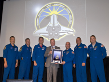 STS-132 Shuttle Crew Visits Stennis