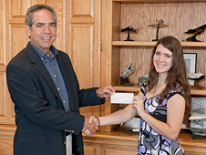 Emily G. Wright, Thomas W. Finch Memorial Scholarship Award winner