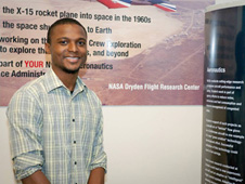 Travis Whitlow - North Carolina A&T engineering student interns at NASA field center during summer