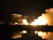 NASA's John C. Stennis Space Center conducted a test firing on an Aerojet AJ26 flight engine Nov. 17.