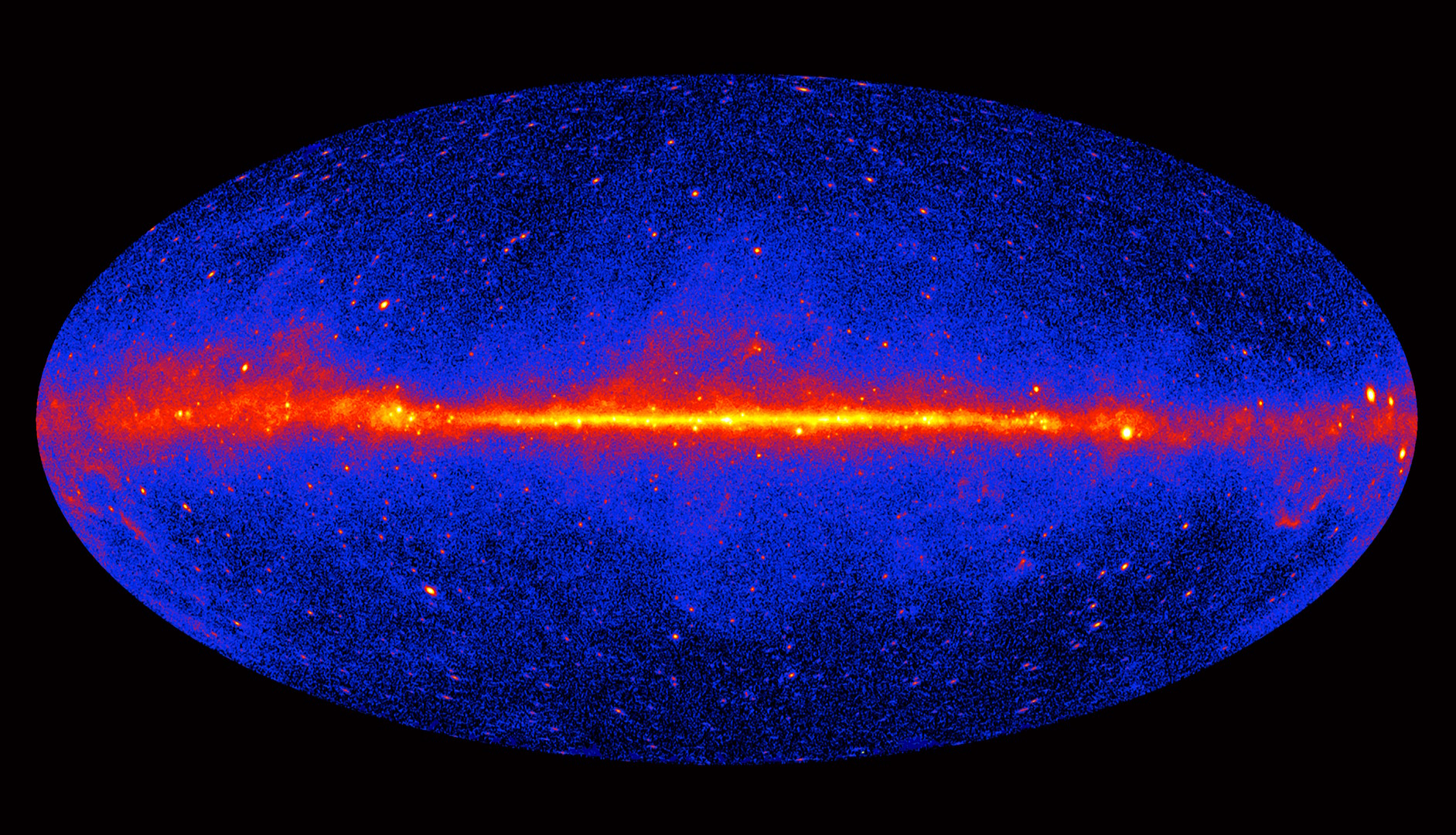 Fermi 3-year all-sky gamma-ray map