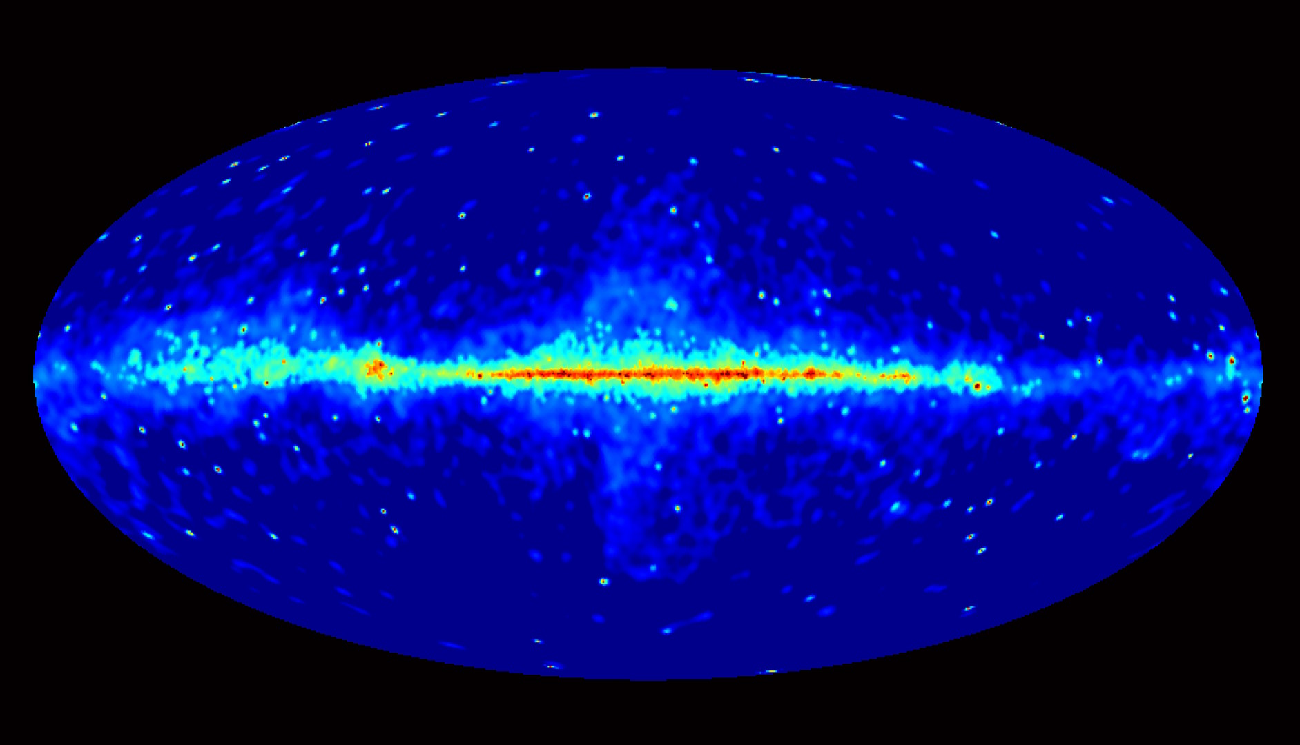 Fermi all-sky gamma-ray map at energies above 10 GeV