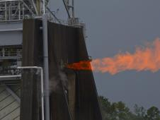 J2X Powerpack test at Stennis Space Center on June 8, 2012