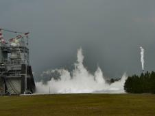 J2X Powerpack test at Stennis Space Center on June 8, 2012