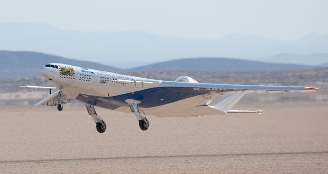 Transformed X-48C Makes Successful First Flight
