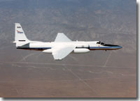 Photo of NASA Drydens ER-2 in flight