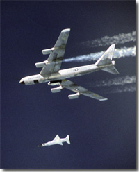 Photo of B-52 Launch Vehicle