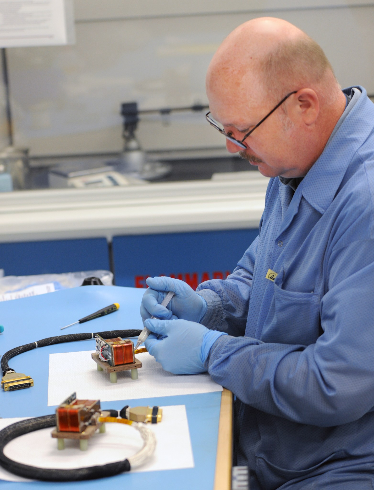 Jim Odom, a technician at NASA Goddard