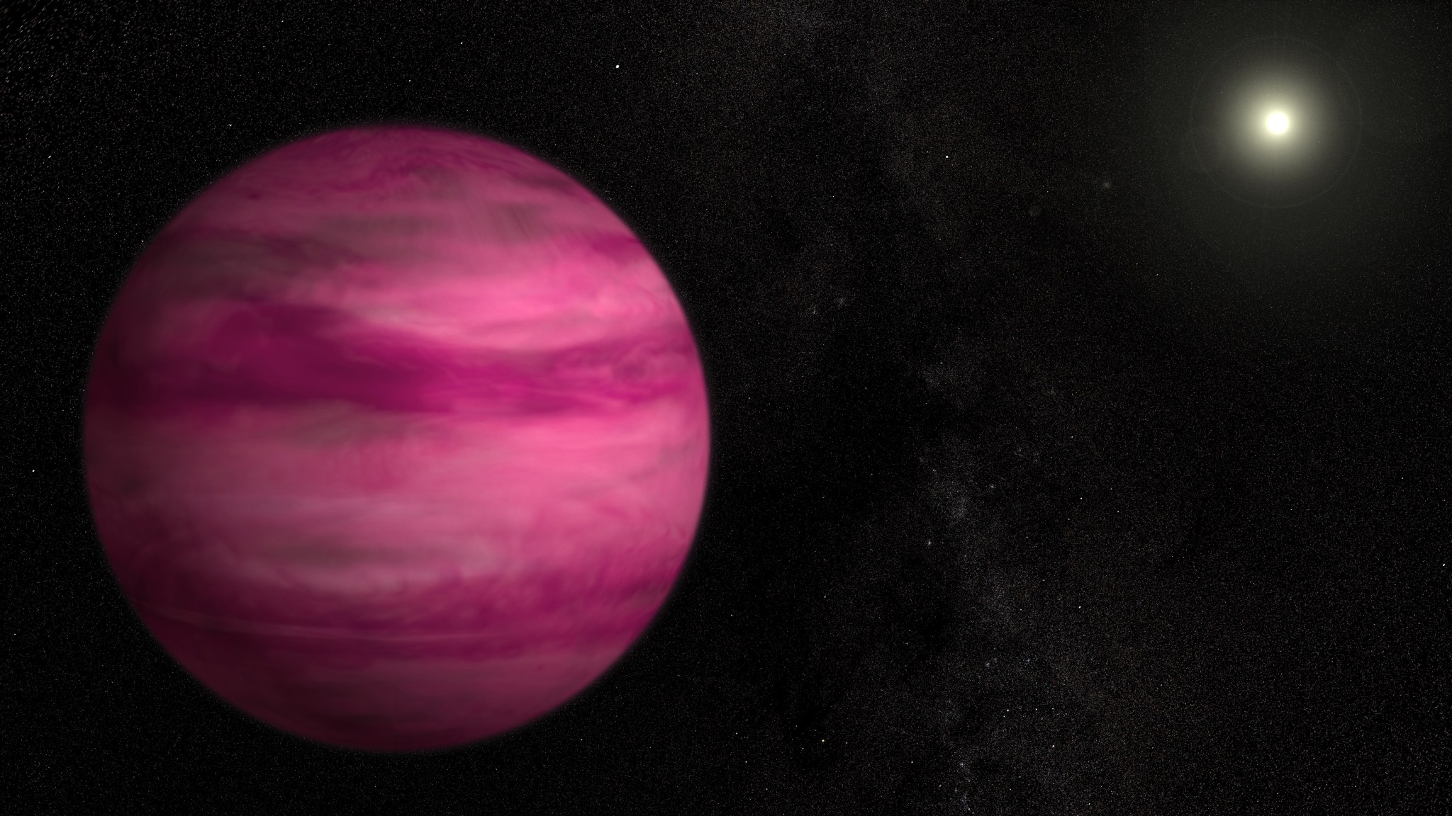 Illustration of planet GJ 504 b