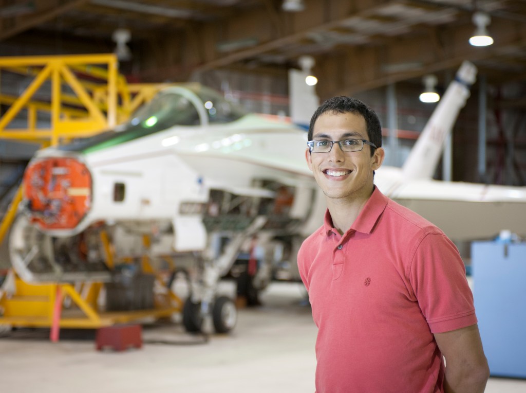 Eric Gilligan, NASA Engineer and Roxbury, N.J., Native, Testing Innovative Autopilot on F/A-18 Jet for NASA’s Space Launch System