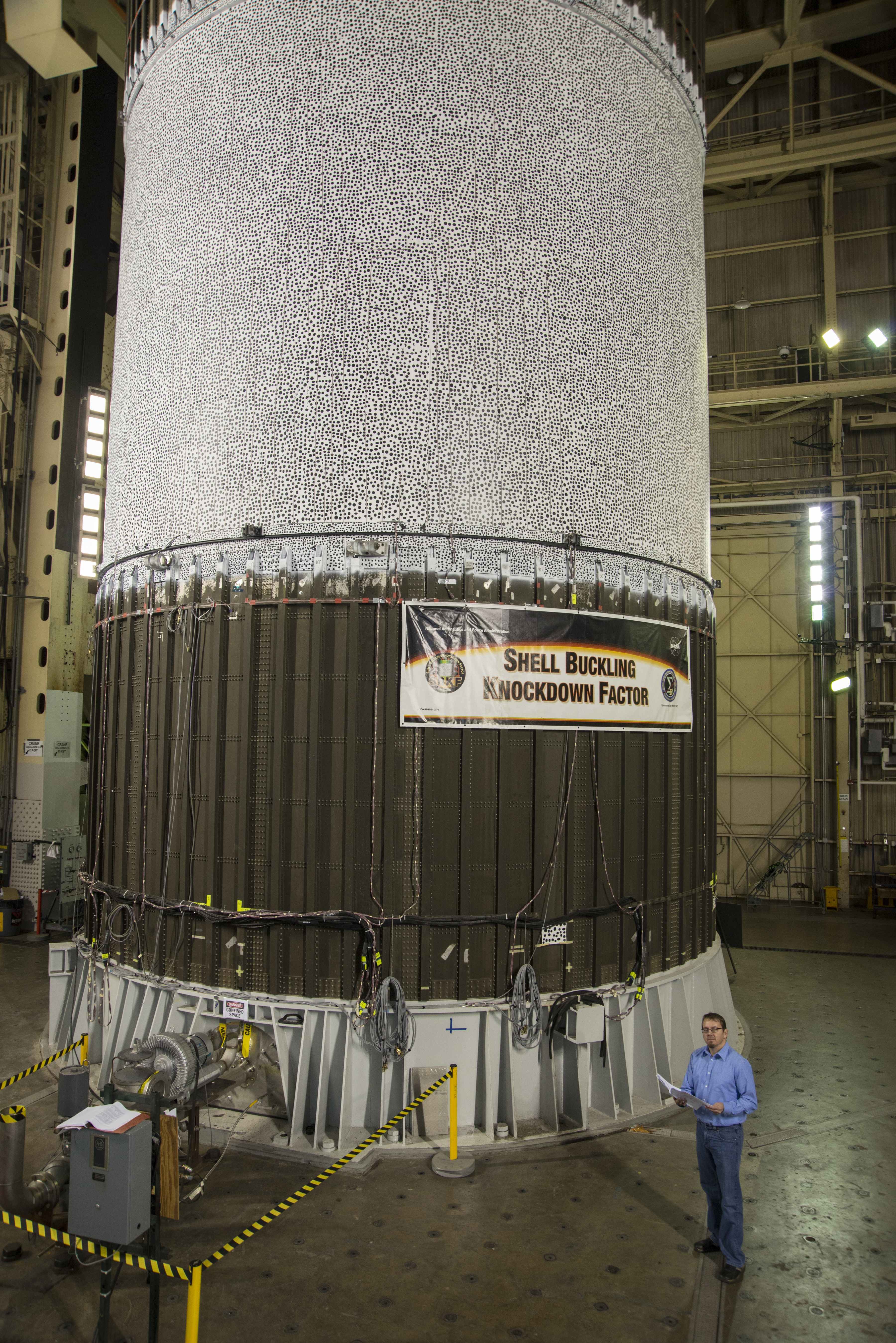 NASA Engineers Crush Fuel Tank to Build Better Rockets