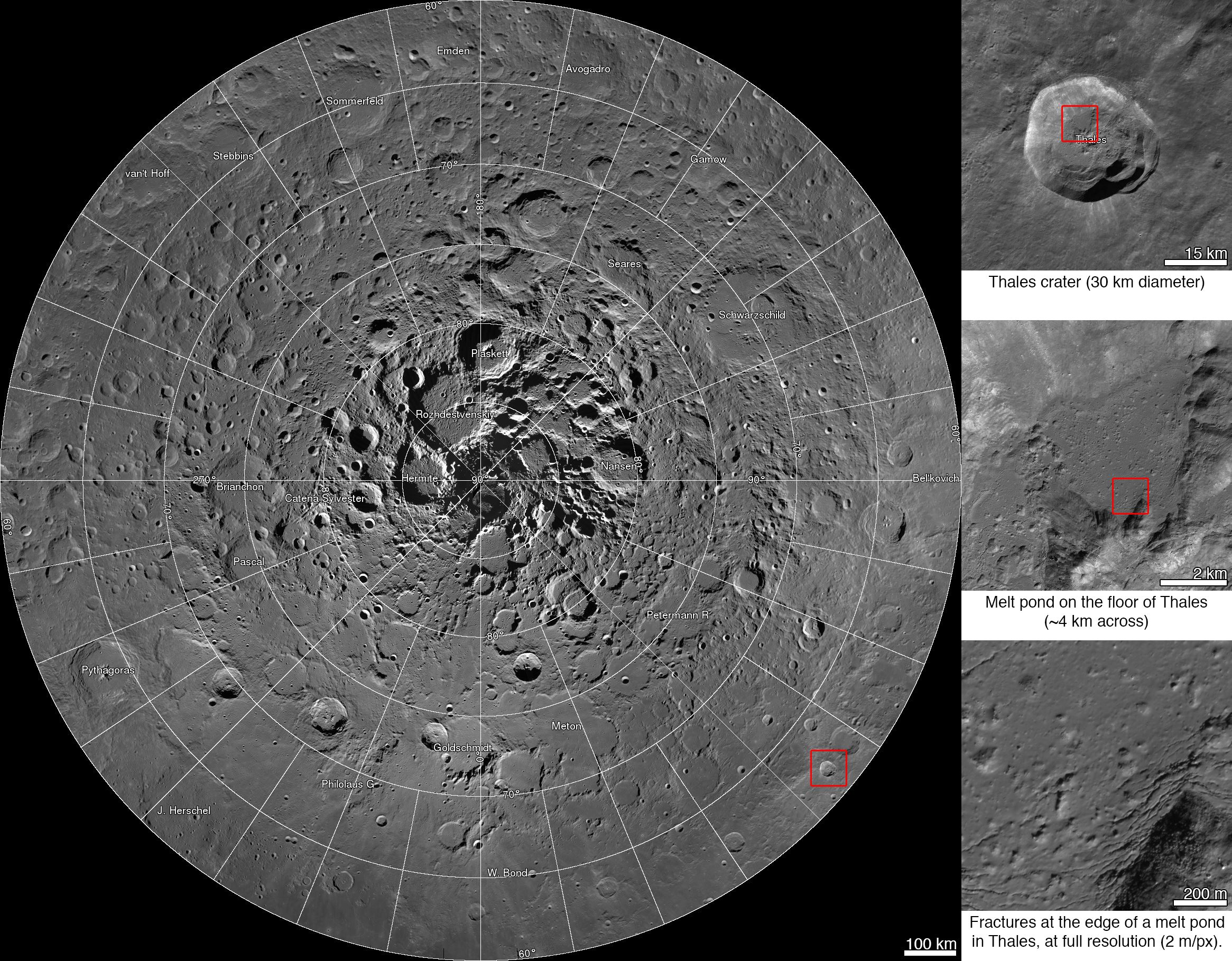 NASA Releases First Interactive Mosaic of Lunar North Pole