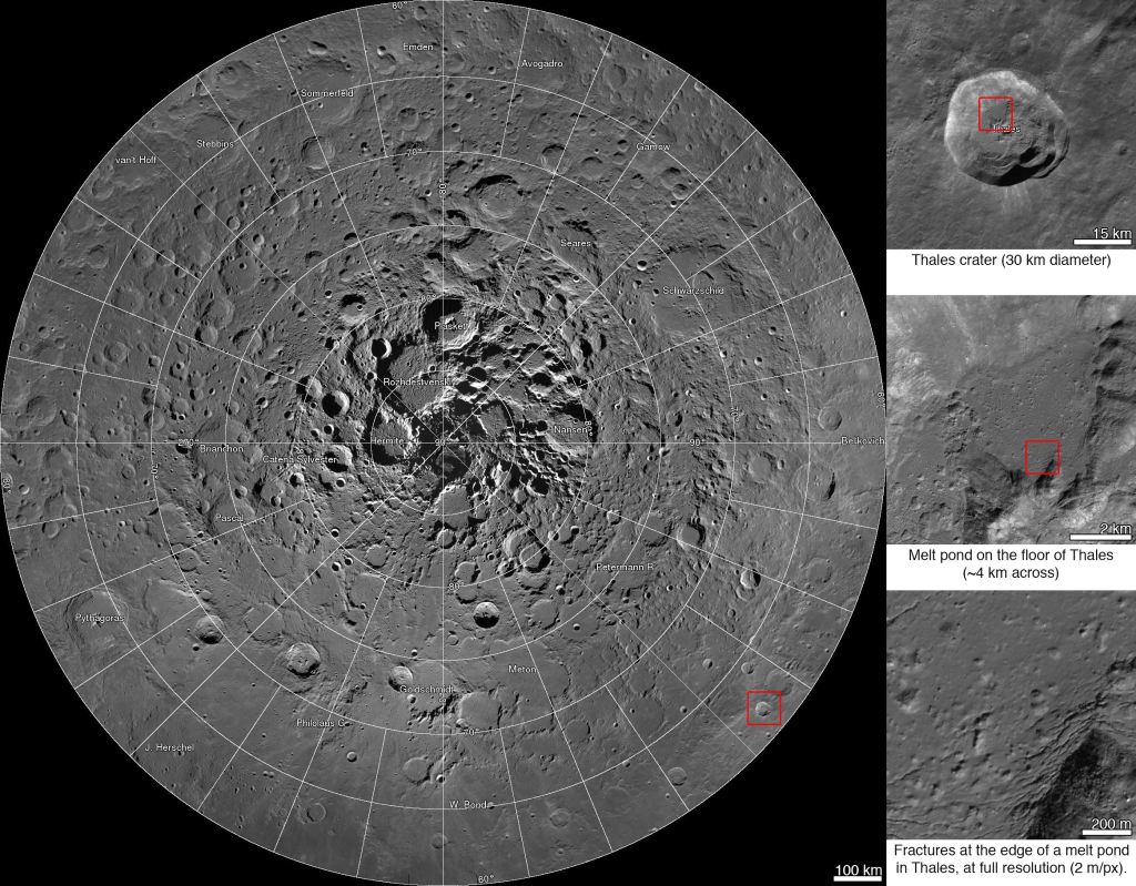 NASA Releases First Interactive Mosaic of Lunar North Pole