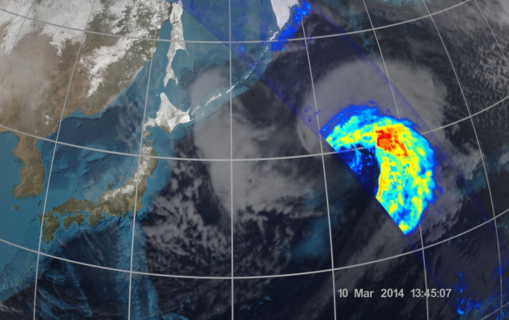 First Images Available from NASA-JAXA Global Rain and Snowfall Satellite