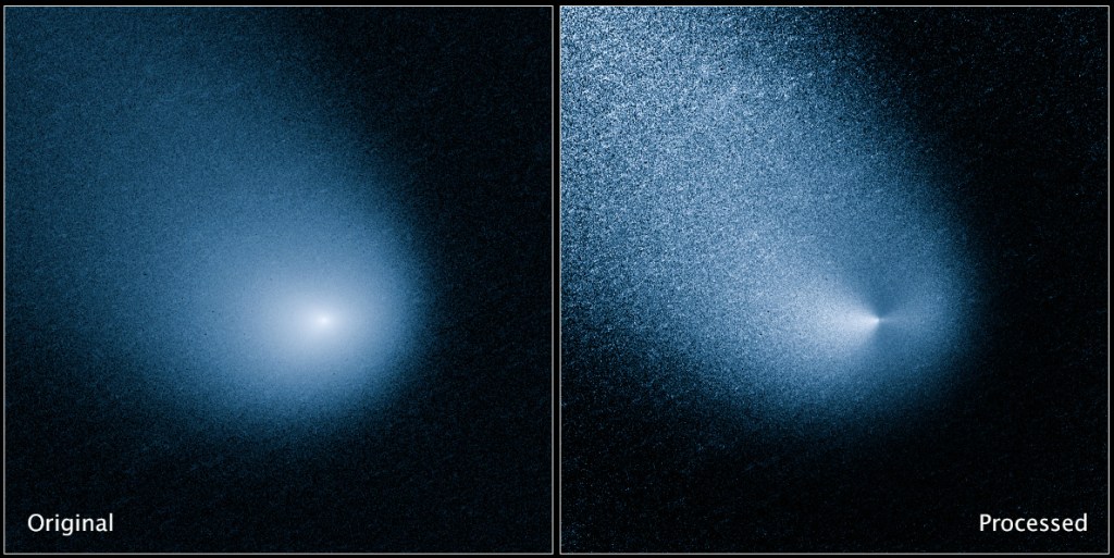 NASA’s Hubble Space Telescope Spots Mars-Bound Comet Sprout Multiple Jets
