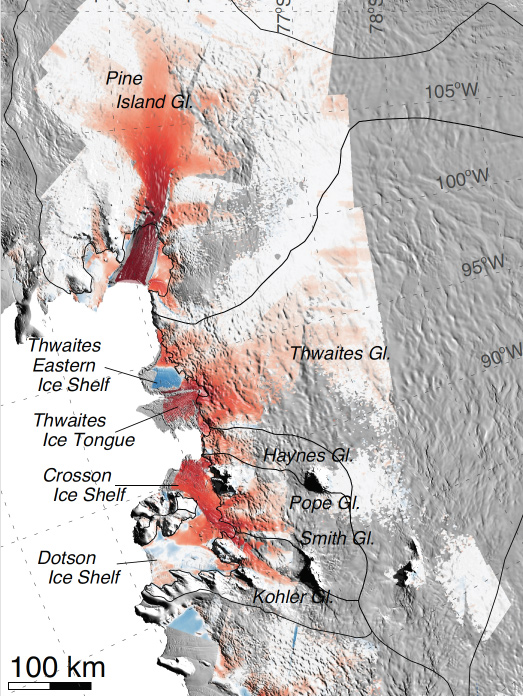 NASA-UCI Study Indicates Loss of West Antarctic Glaciers Appears Unstoppable