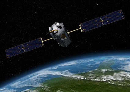 Artist's concept of OCO-2 in orbit