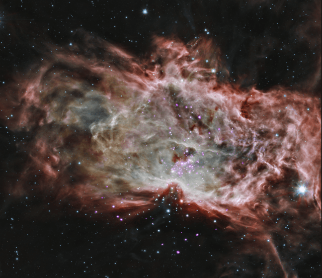 Astronomers have studied two star clusters (NGC 2024 and Orion) to gain insight on how clusters of stars like our Sun form. They found the stars on the outskirts of these clusters are older than those in the center, which is different from what the simplest idea of star formation predicts.
