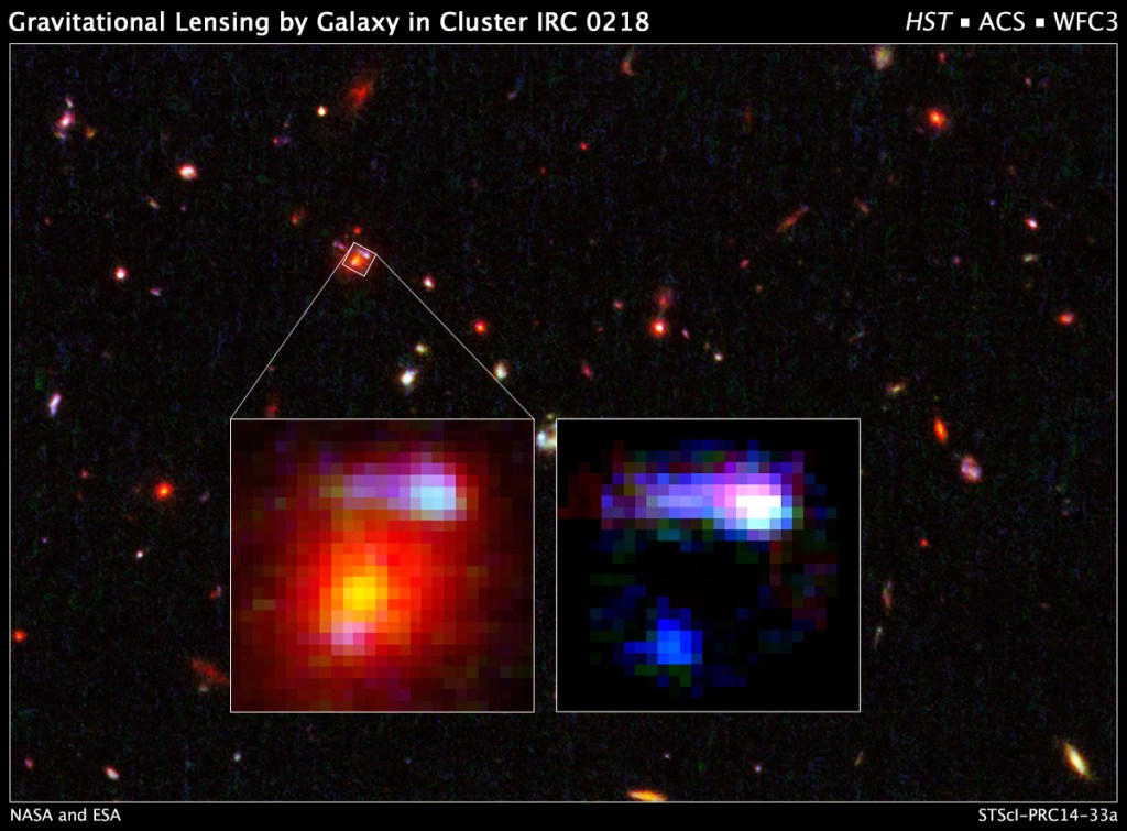 Hubble Shows Farthest Lensing Galaxy Yields Clues to Early Universe
