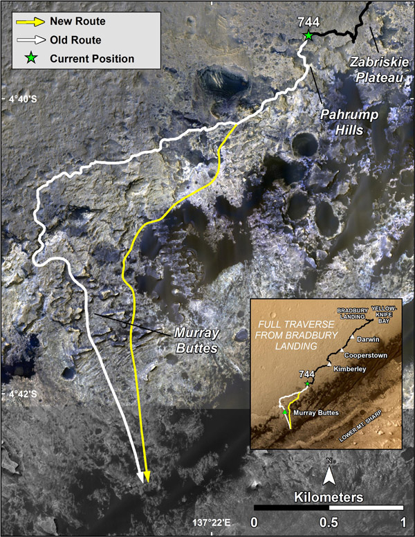 NASA’s Mars Curiosity Rover Arrives at Martian Mountain