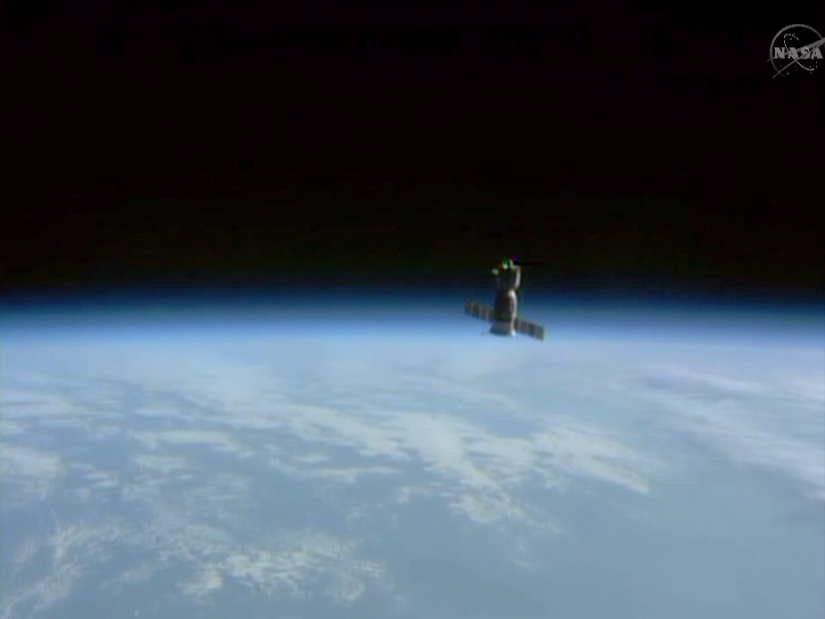 Soyuz Separates from Station