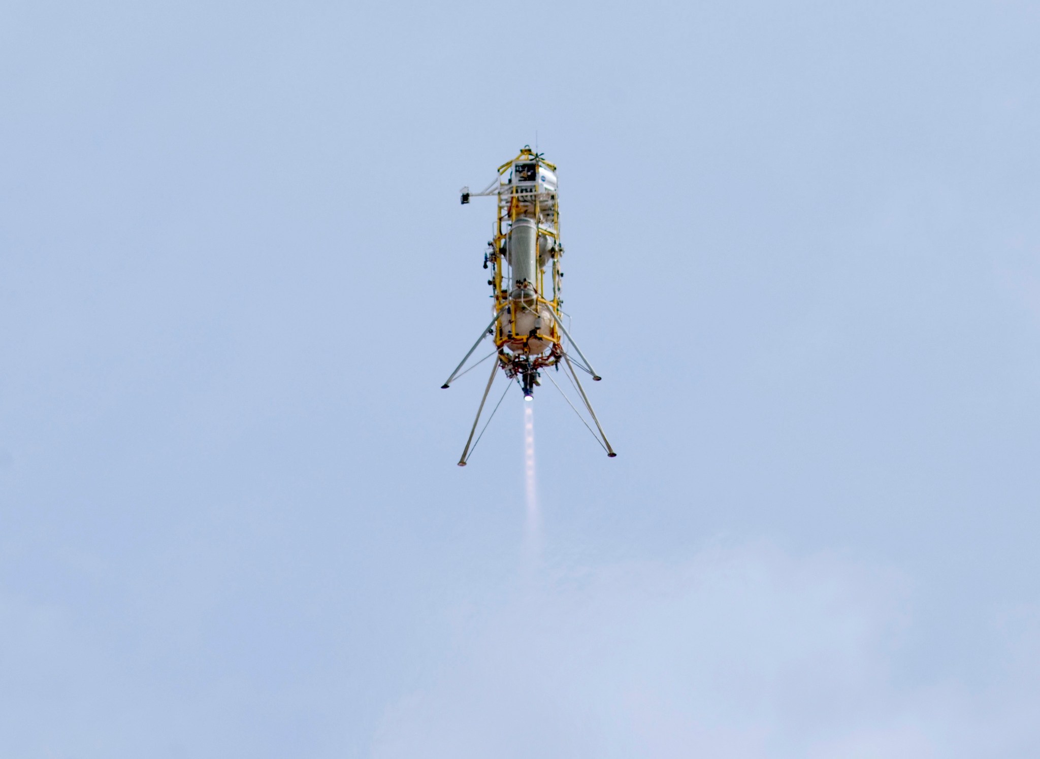 Masten Space Systems' Xombie technology demonstration rocket soars aloft, guided by Draper Lab's GENIE navigation and control sy