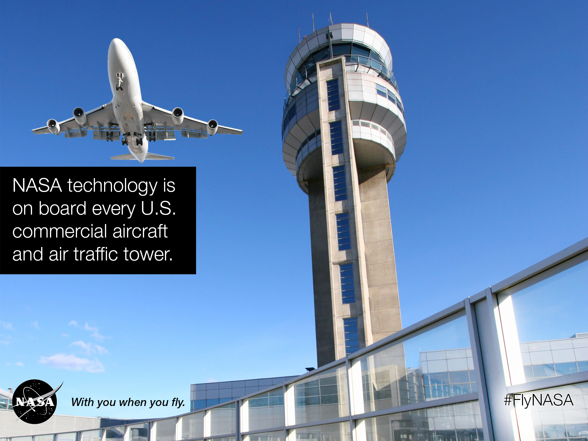 NASA technology is onboard every US Commercial Aircraft and Control Tower.