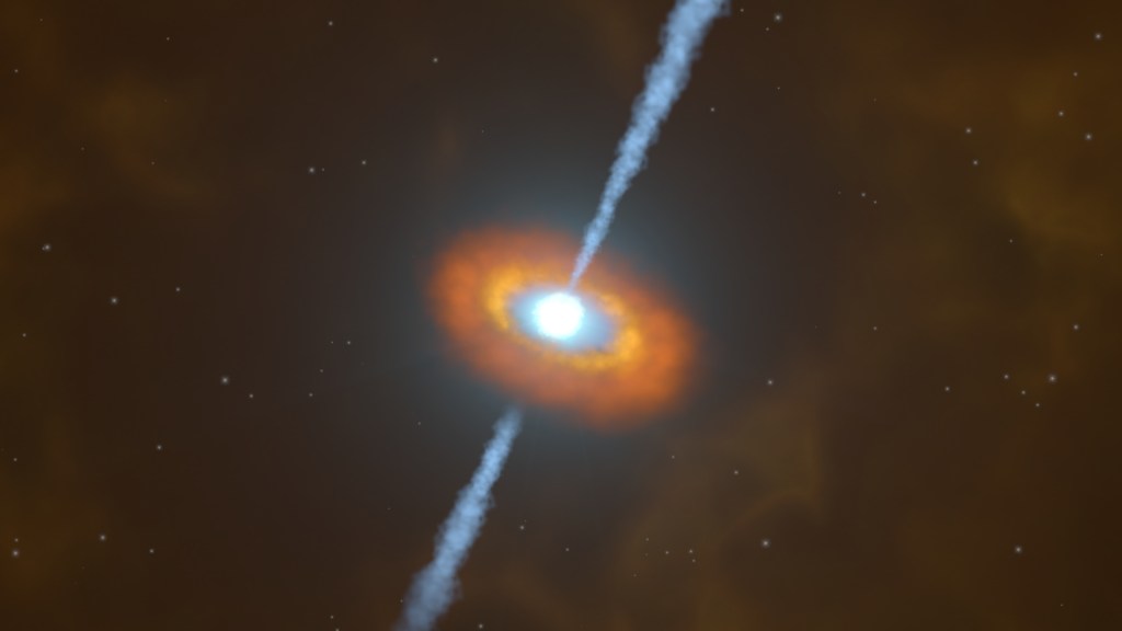
			Black Hole ‘Batteries’ Keep Blazars Going and Going - NASA			