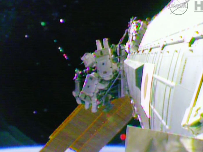 Spacewalkers Terry Virts and Barry Wilmore