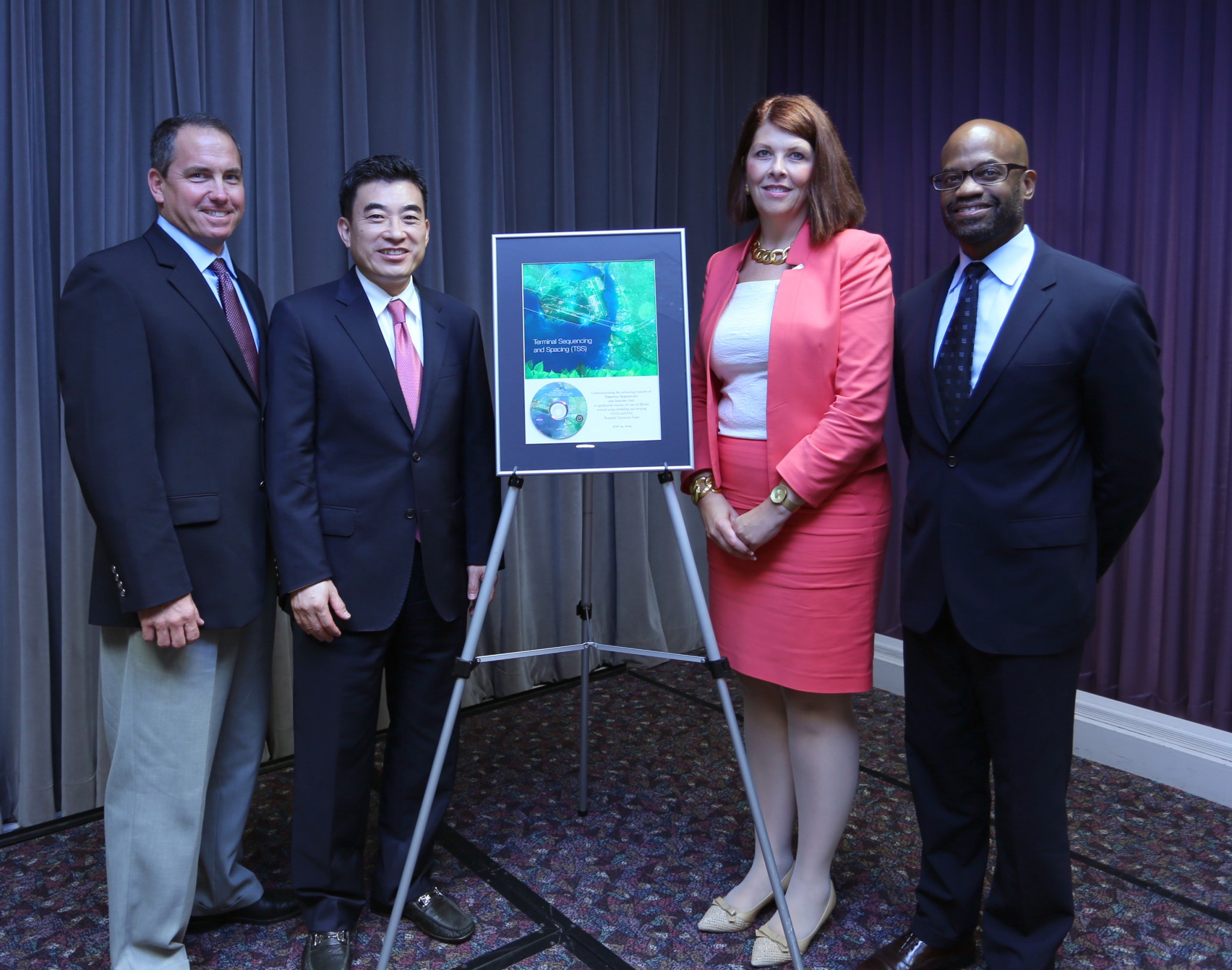 Group photo of the official transfer of the TSS tools to the FAA.