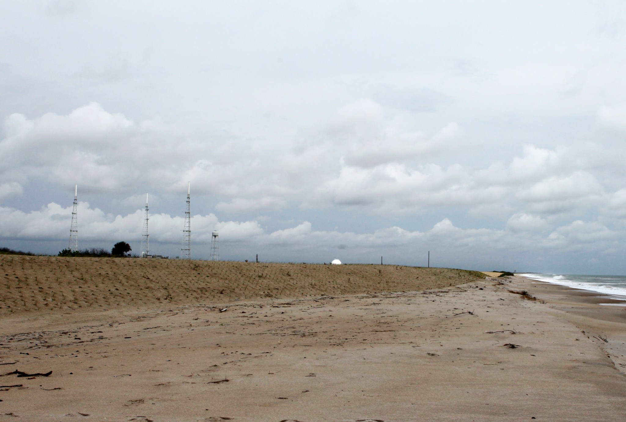 Restored sand dunes near Launch Complex 39B