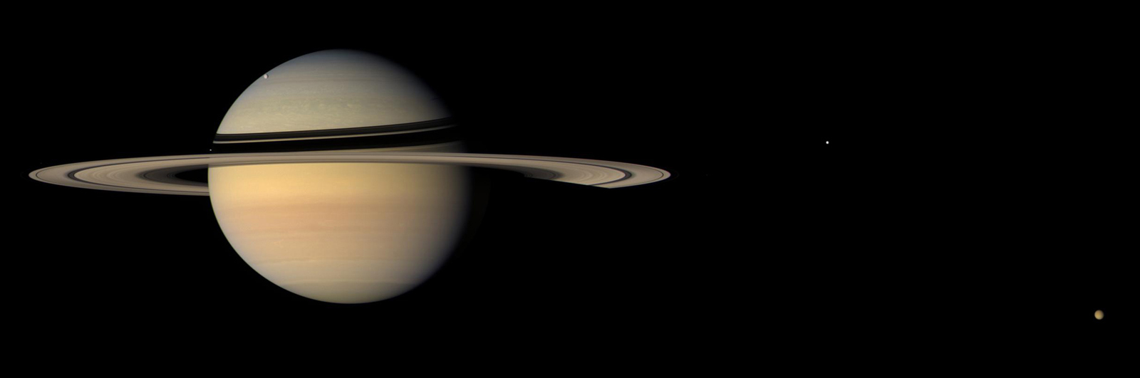 Saturn and moons