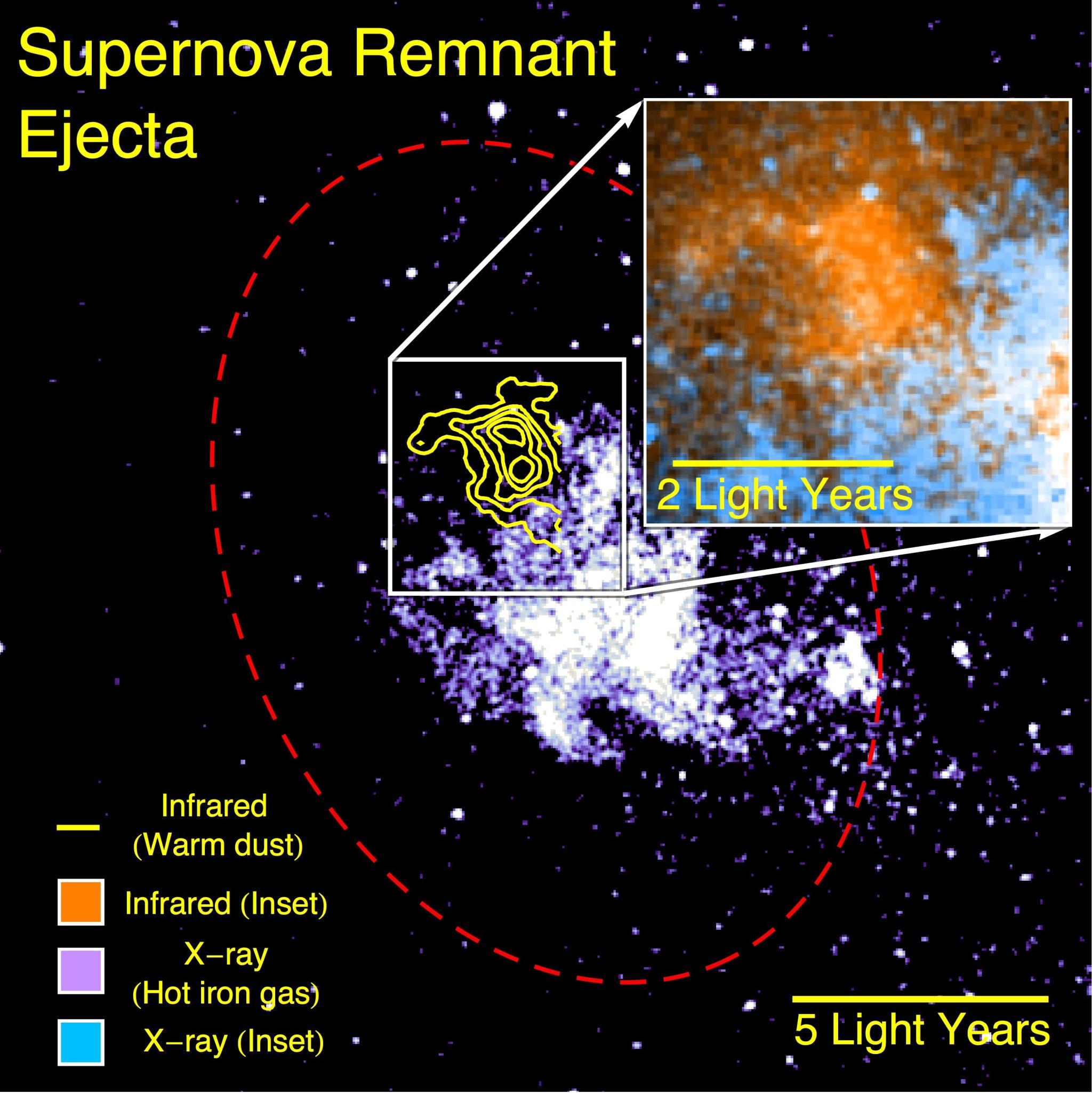Supernova remnant dust as seen by SOFIA