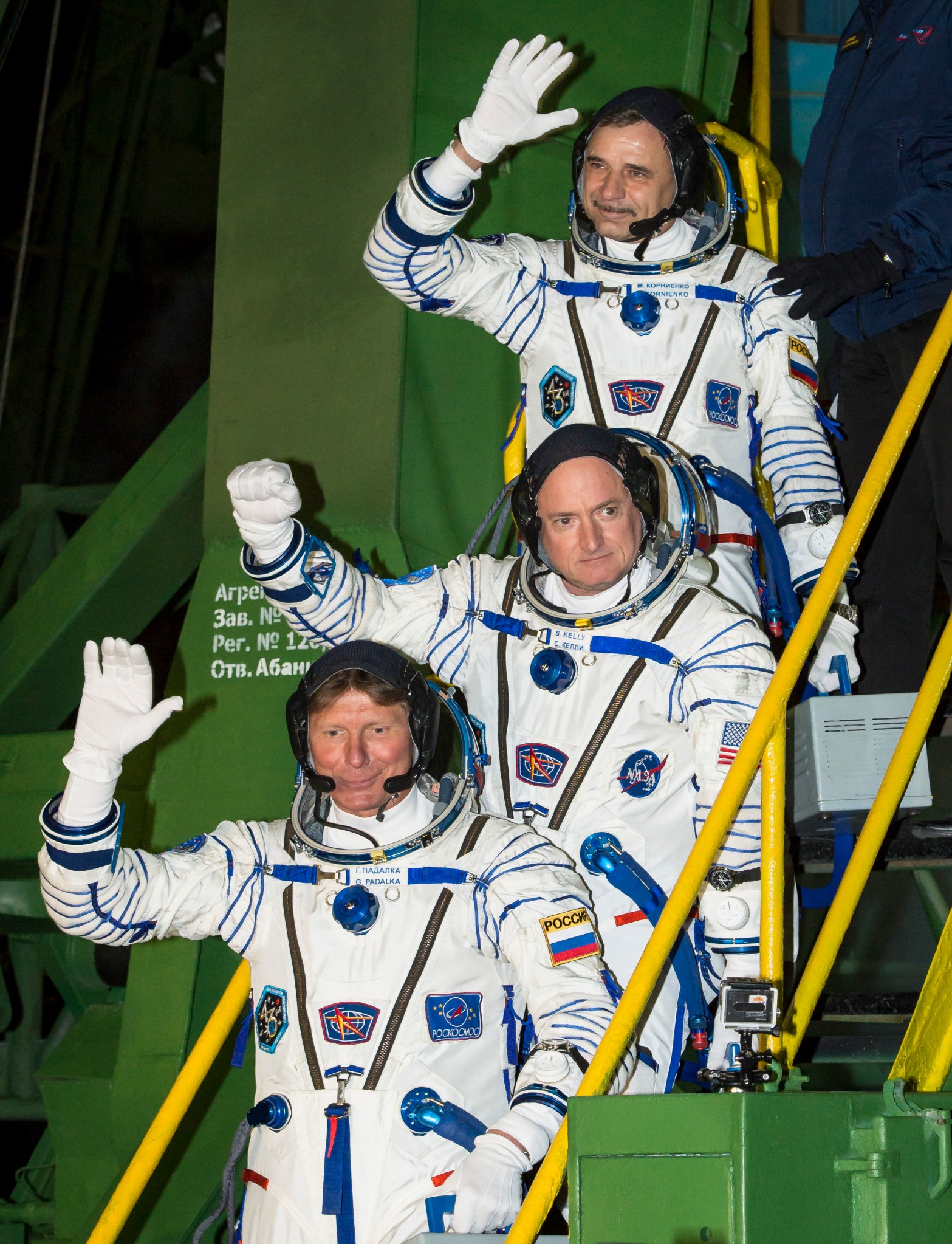 The crew of ISS Expedition 43