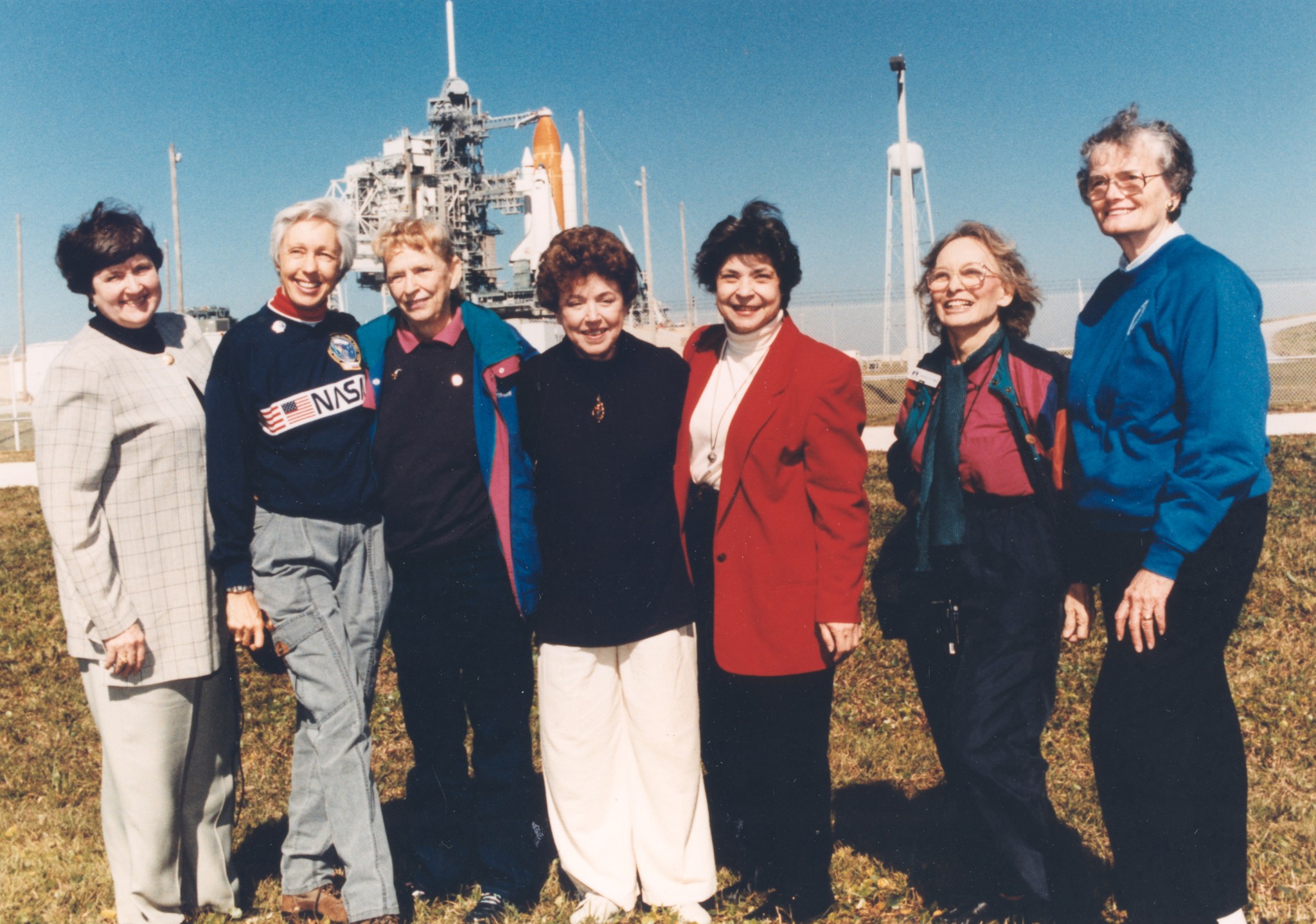 A group of seven women from Project Mercury