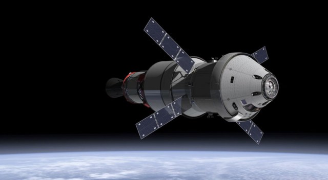 Artist concept of Orion Spacecraft.