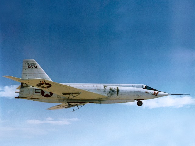 Bell X-2 Starbuster in flight.