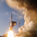 A United Launch Alliance Atlas V rocket lifts off from Cape Canaveral Space Force Station, carrying the GOES-T satellite.