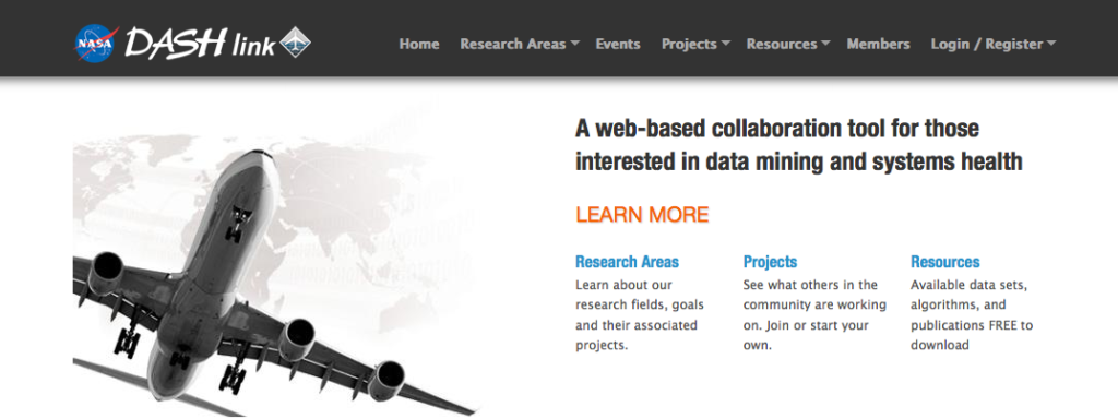 
			Dashlink is Online Home for Collaborative Research - NASA			