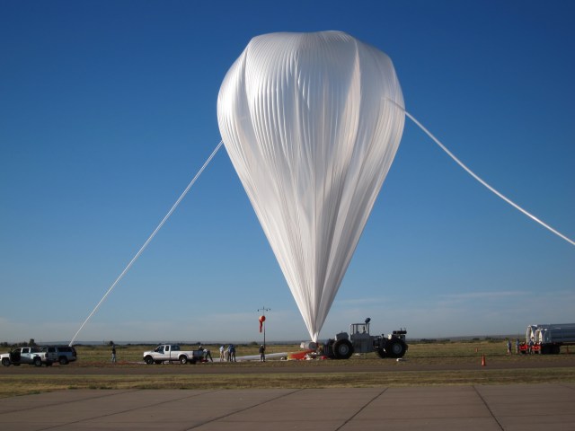 Photo of a hot air weather balloon