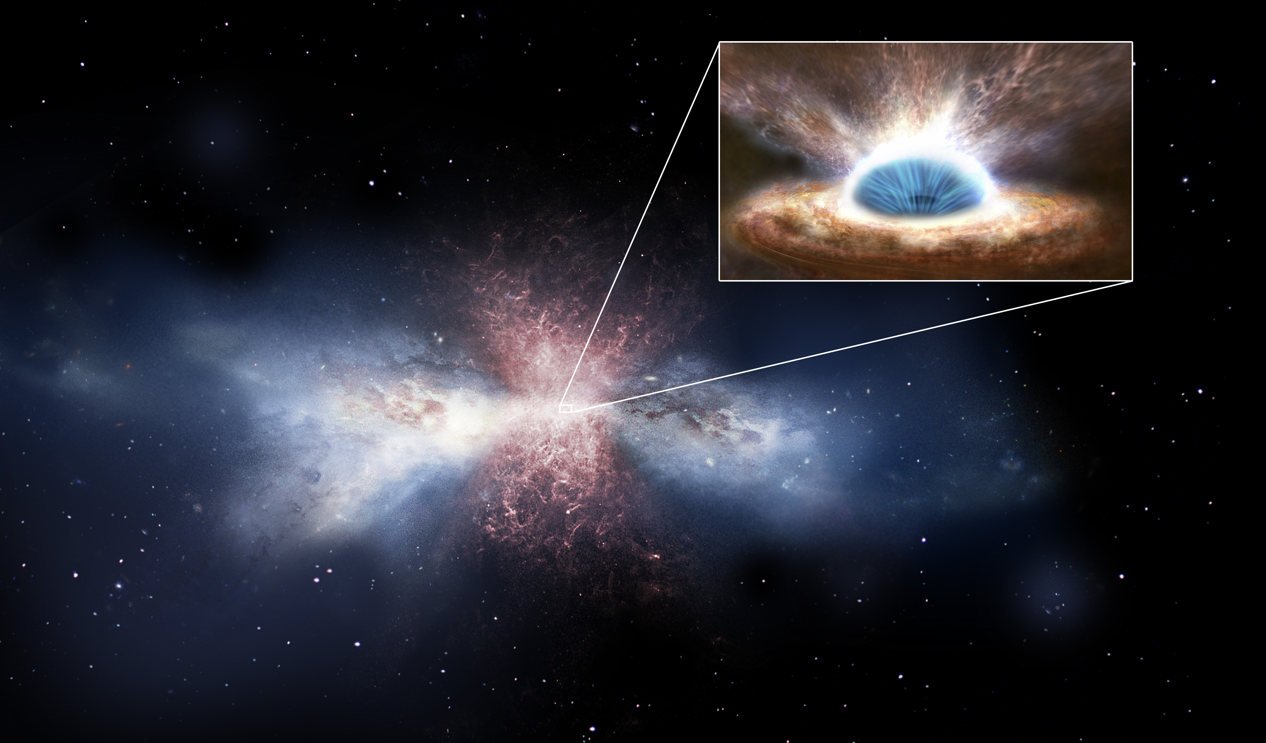 Suzaku, Herschel Link a Black-hole 'Wind' to a Galactic Gush of Star-forming  Gas - NASA