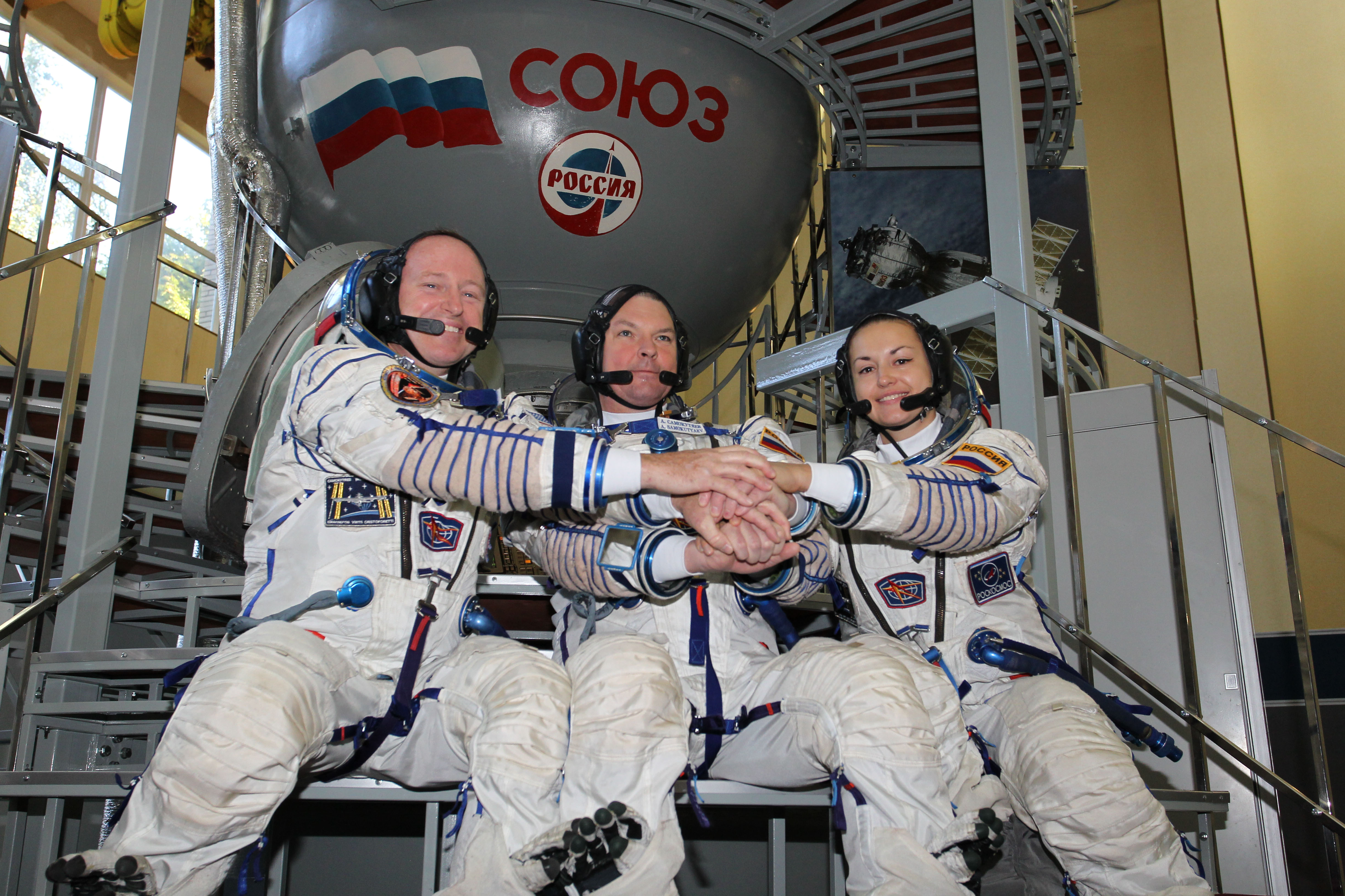 ISS Expedition 42 crew