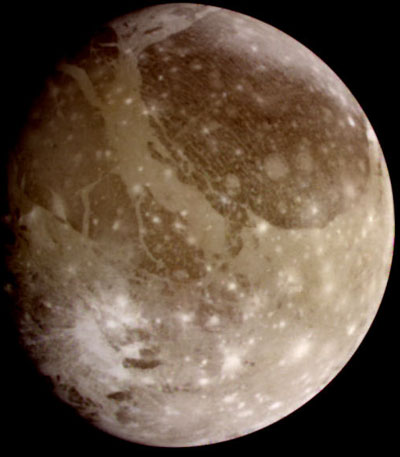 Image of Jupiter's moon, Ganymede