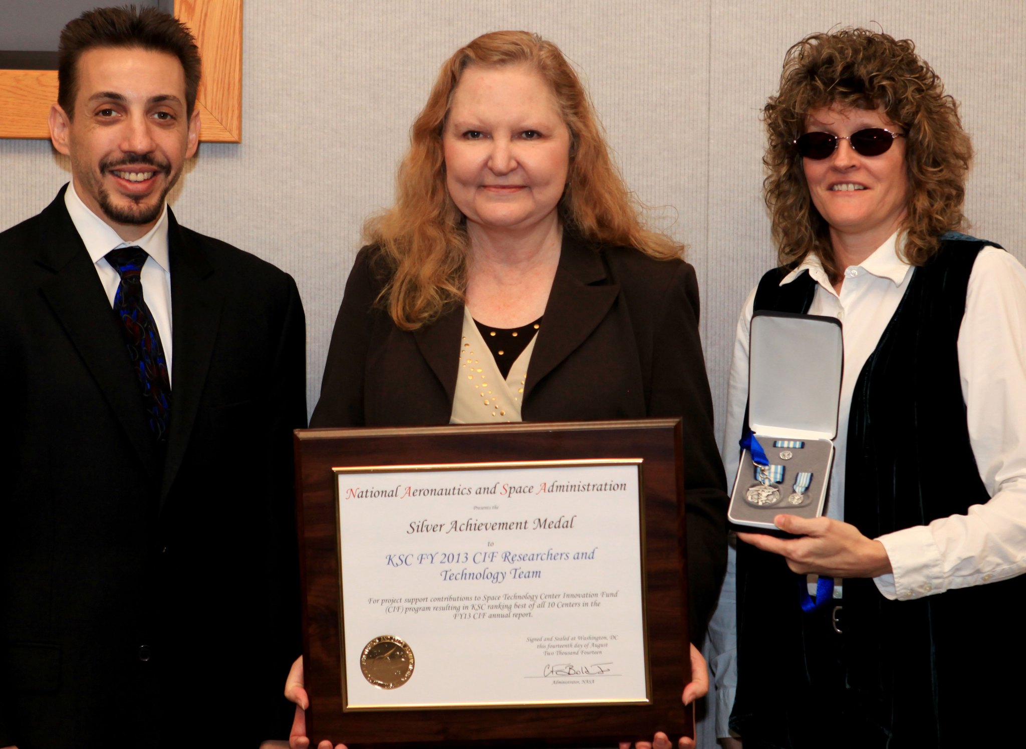 Dr. Jay Falker, Dr. Karen Thompson and Nancy Zeitlin