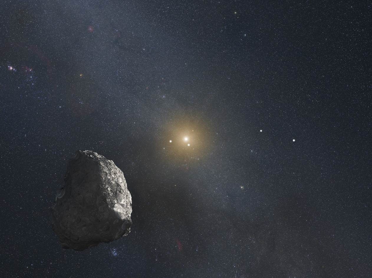 Kuiper Belt object (KBO), located on the outer rim of our solar system