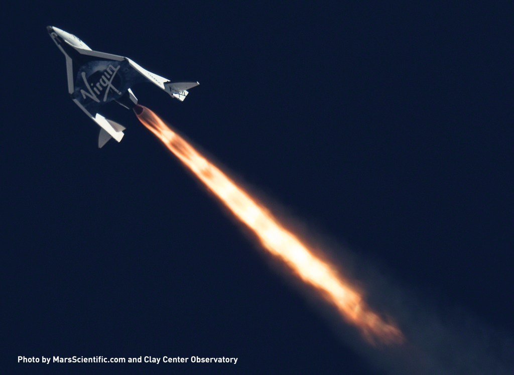 NASA, Virgin Galactic Announce Payloads for SpaceShipTwo Flight